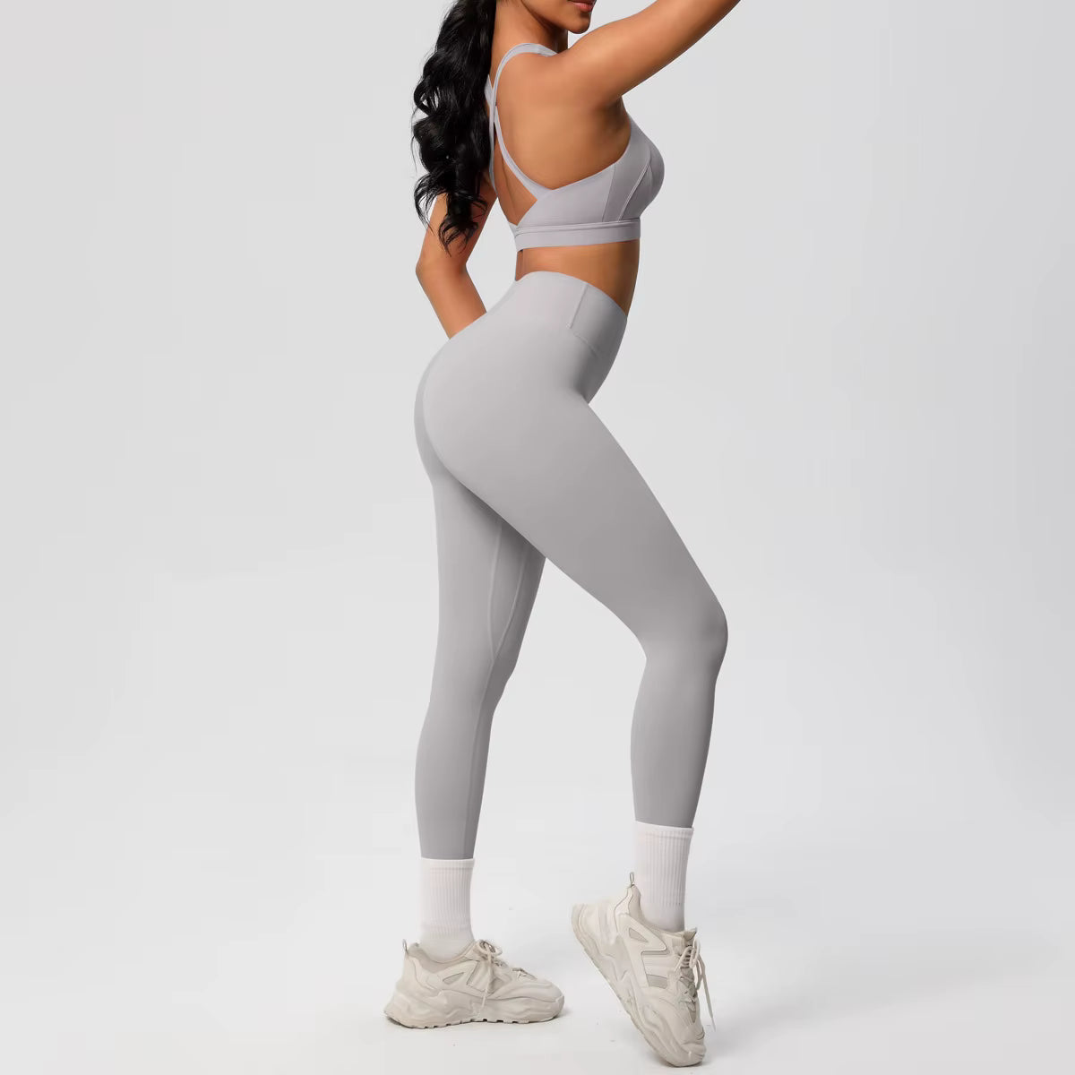 SculptFit™ 2-Piece Imported Activewear Set (Sports Bra + Leggings)