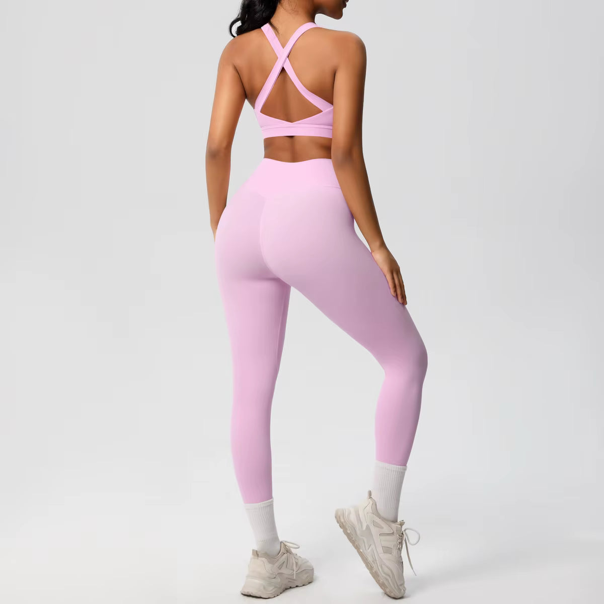 PowerFlex™ 3-Piece Imported Activewear Set (Jacket + Bra + Leggings)