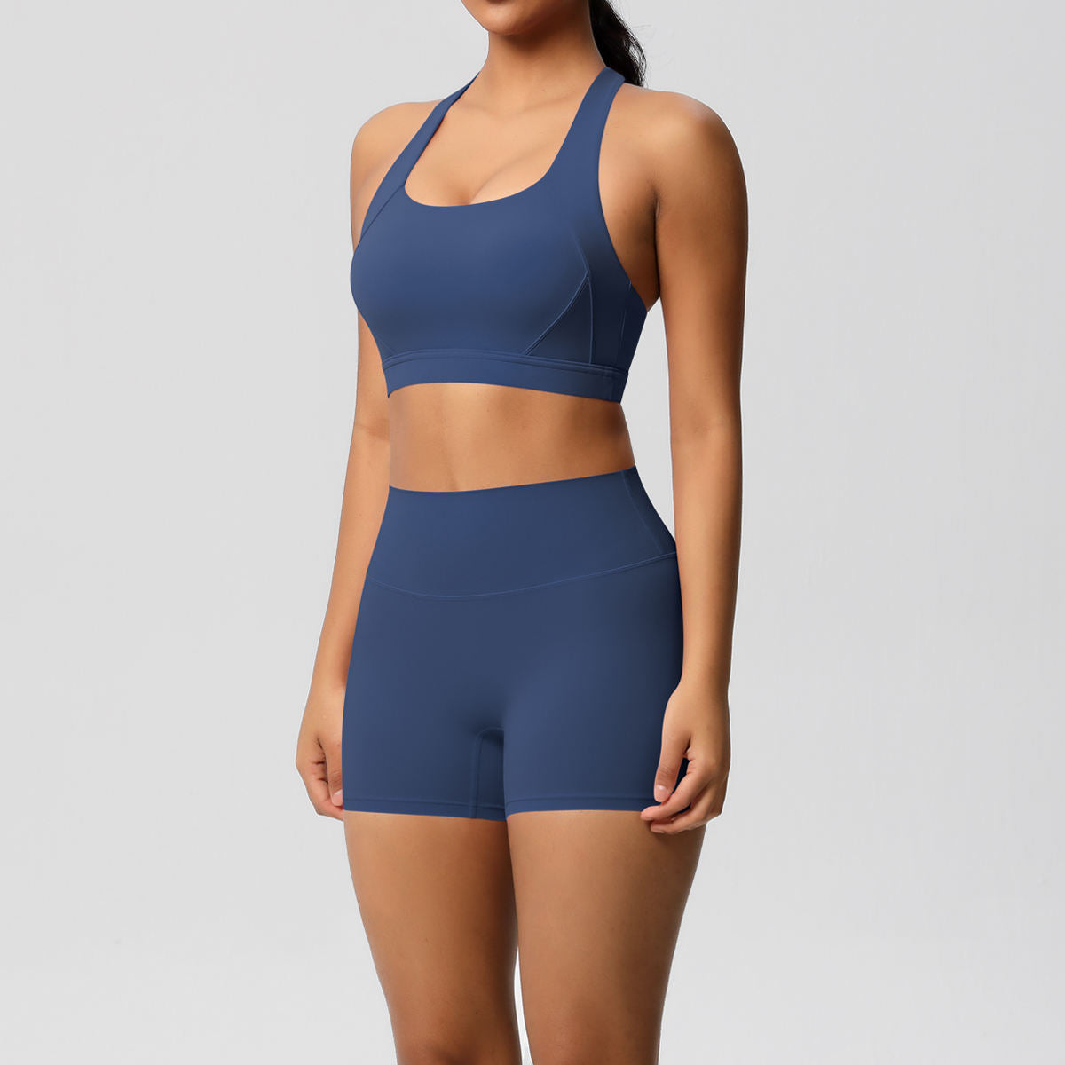 HeartFlex™ 3-Piece Imported Activewear Set (Jacket + Bra + Shorts)
