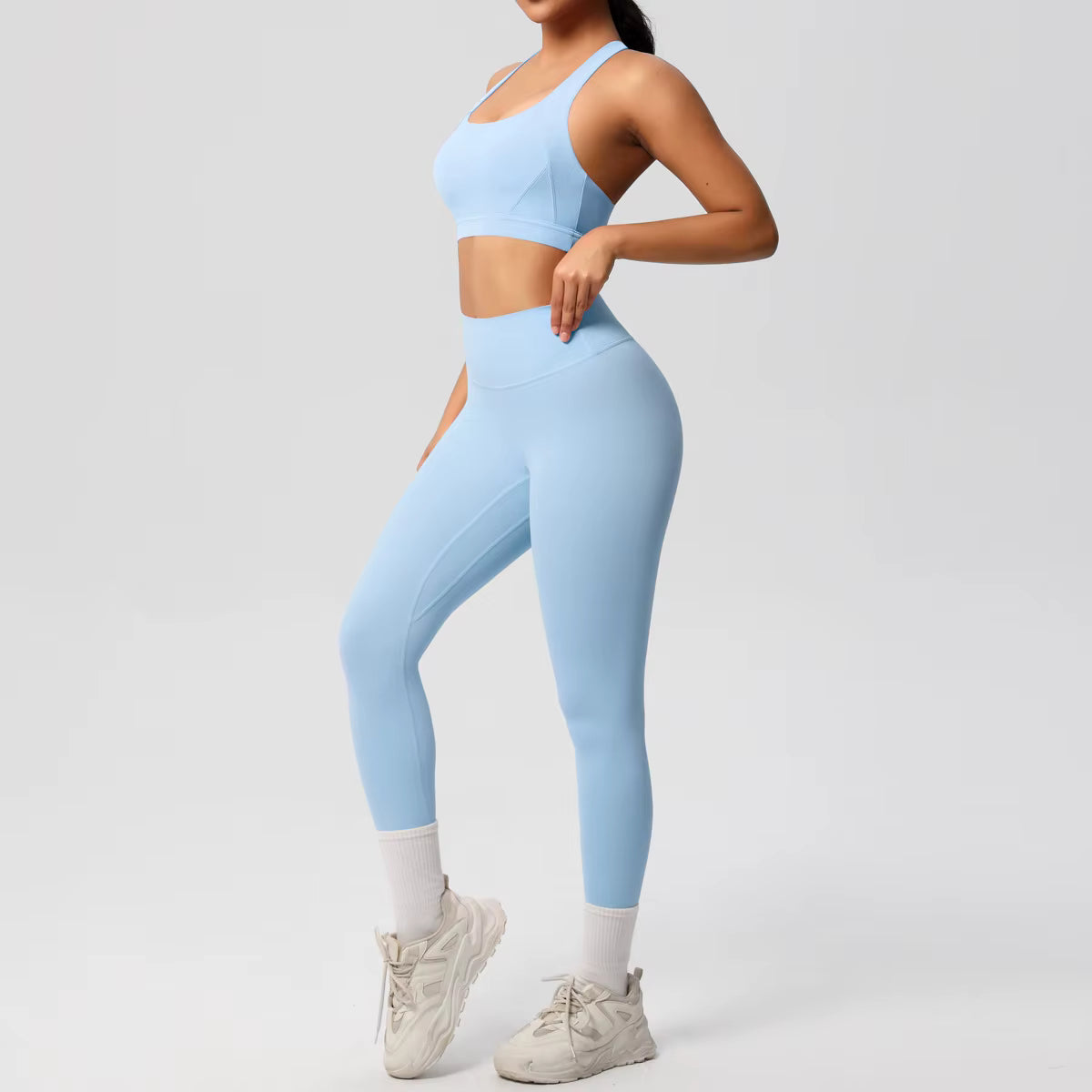 PowerFlex™ 3-Piece Imported Activewear Set (Jacket + Bra + Leggings)