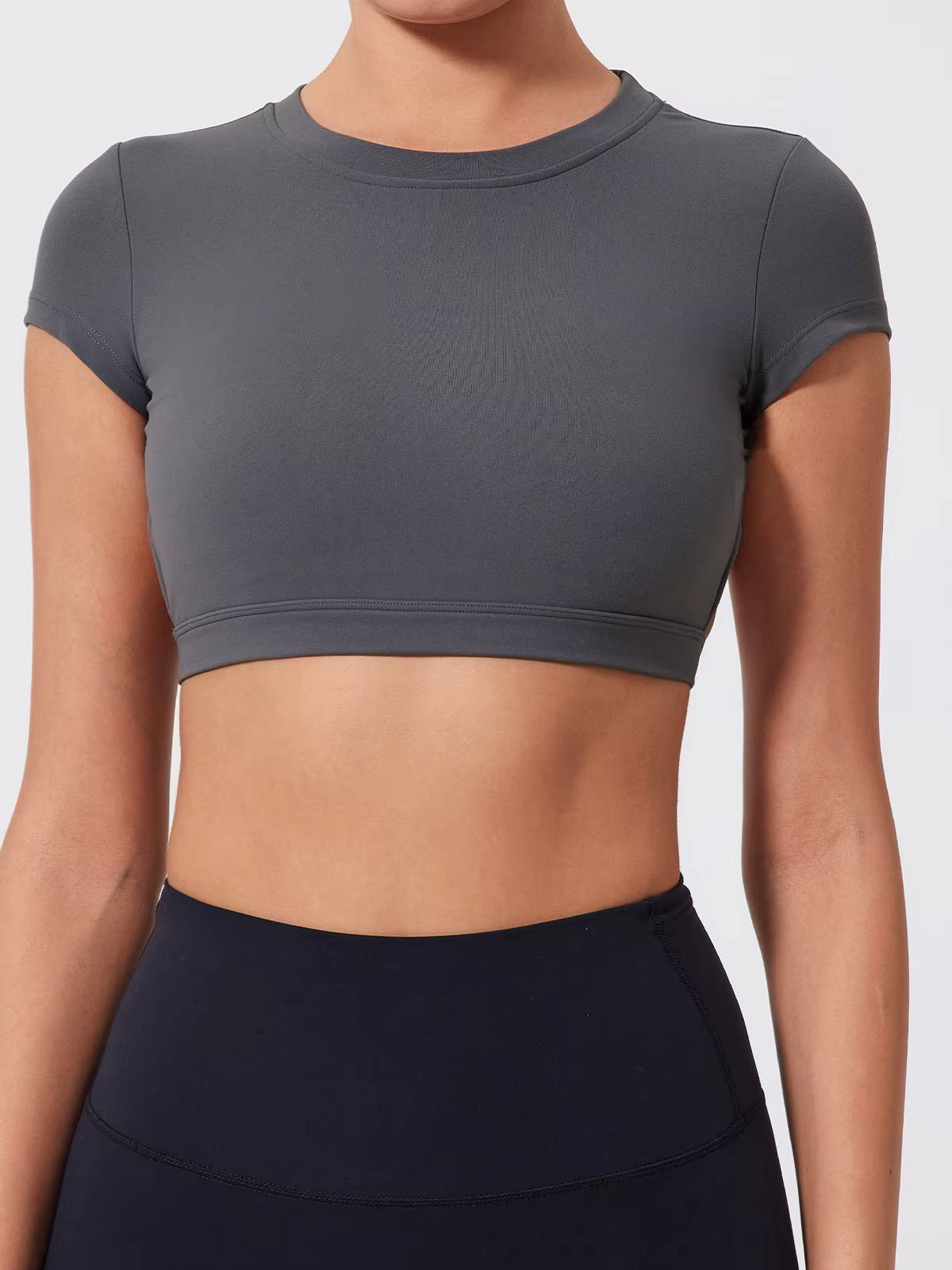 Elevate Open Back Crop Top