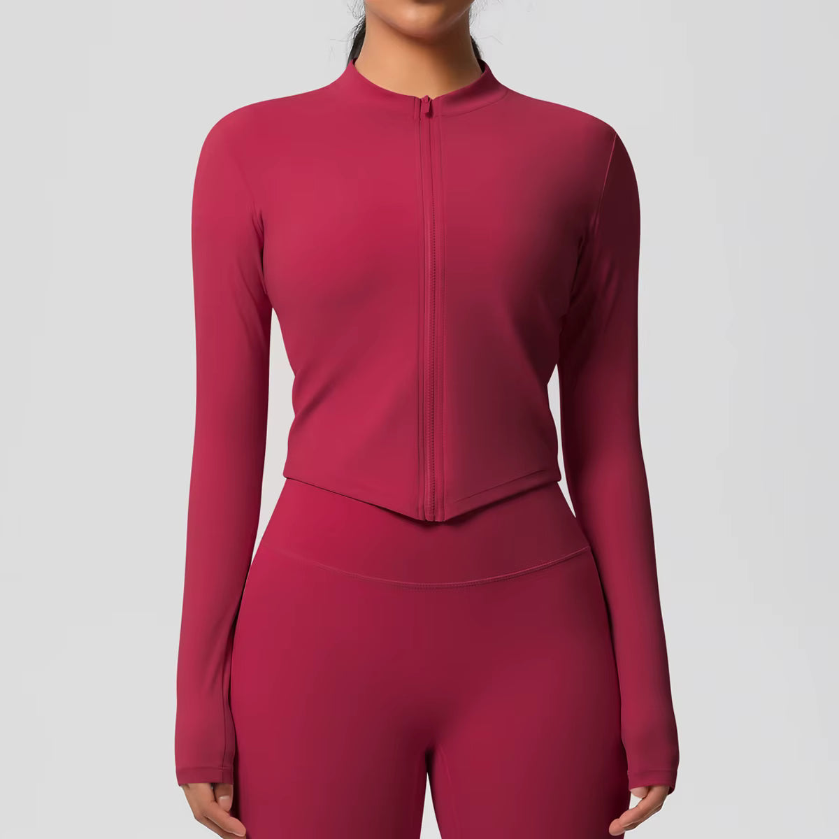 HeartFlex™ 3-Piece Imported Activewear Set (Jacket + Bra + Shorts)