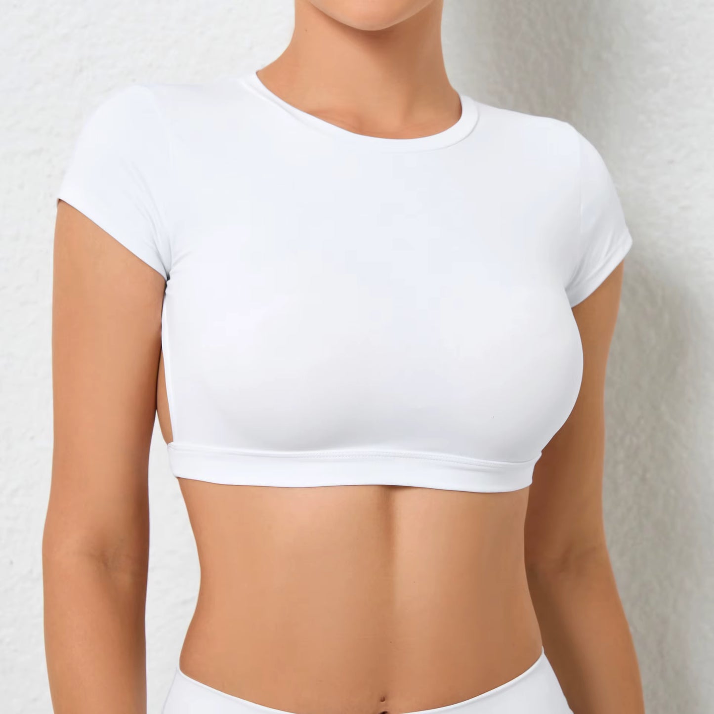 Elevate Open Back Crop Top