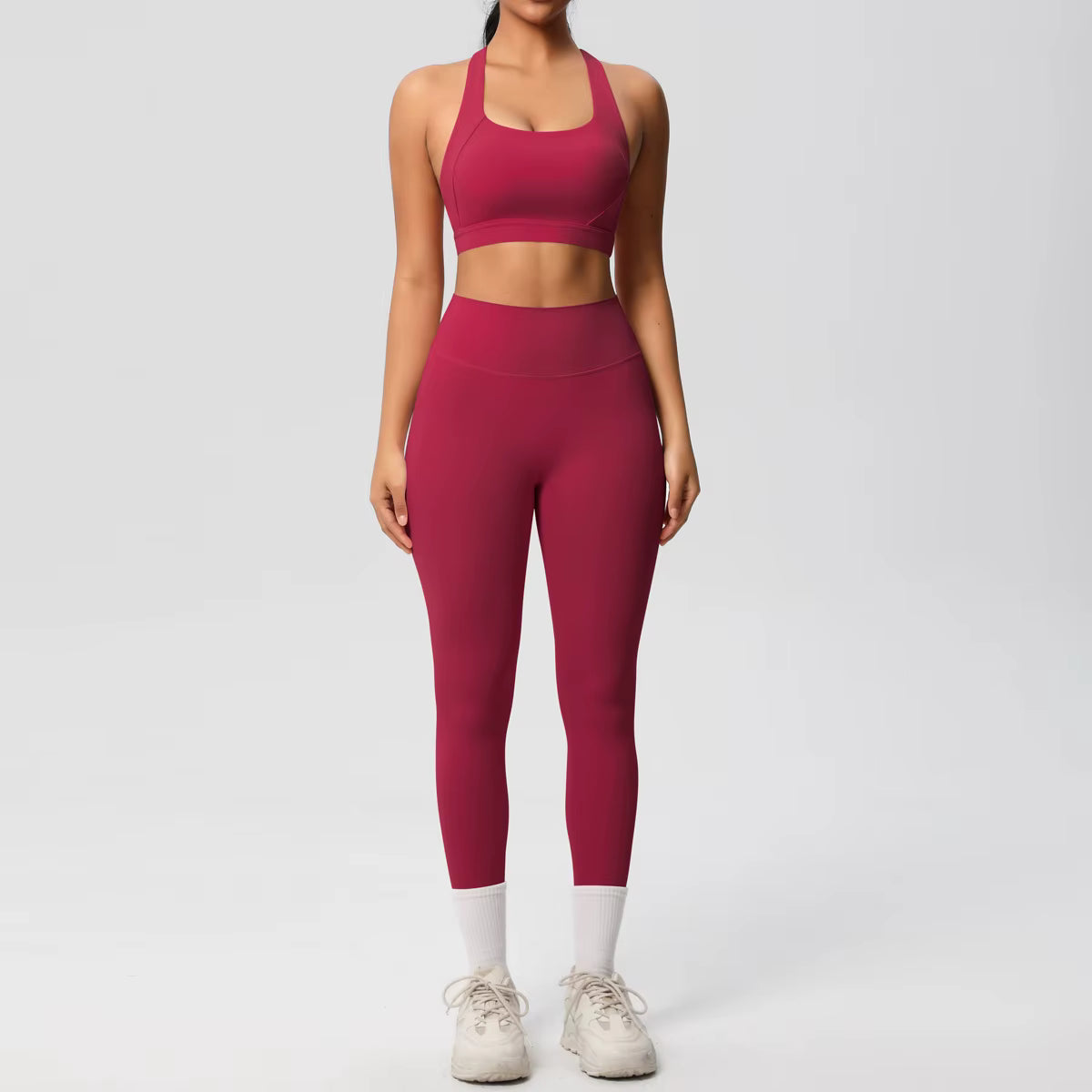SculptFit™ 2-Piece Imported Activewear Set (Sports Bra + Leggings)