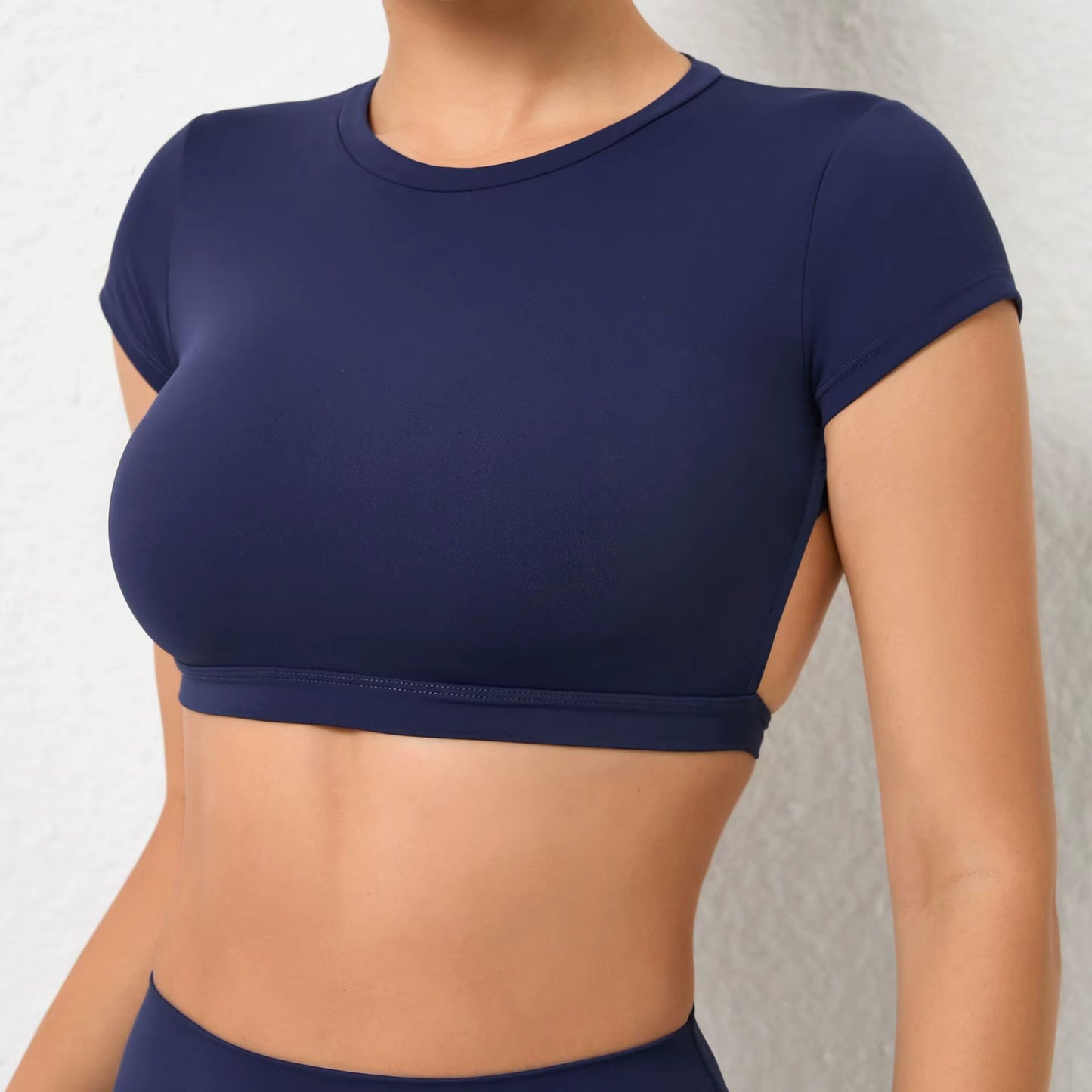 Elevate Open Back Crop Top