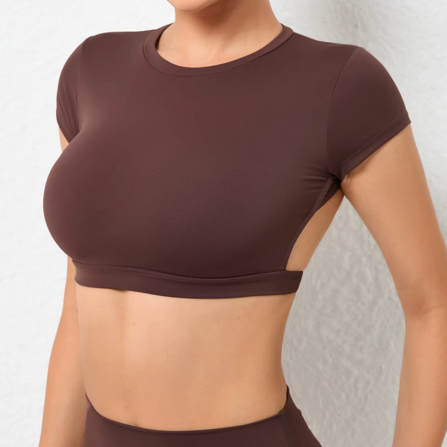 Elevate Open Back Crop Top