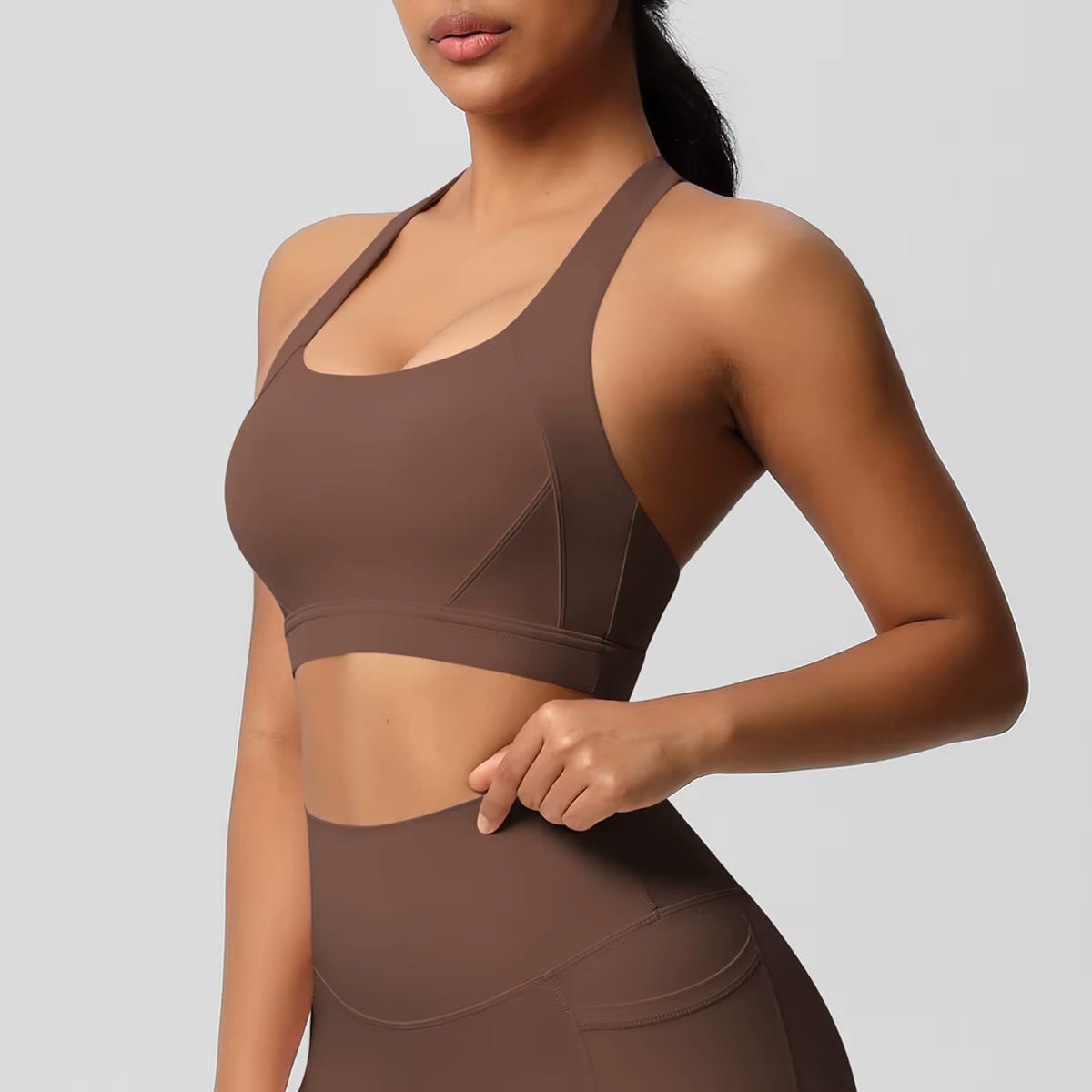 PowerFlex™ 3-Piece Imported Activewear Set (Jacket + Bra + Leggings)