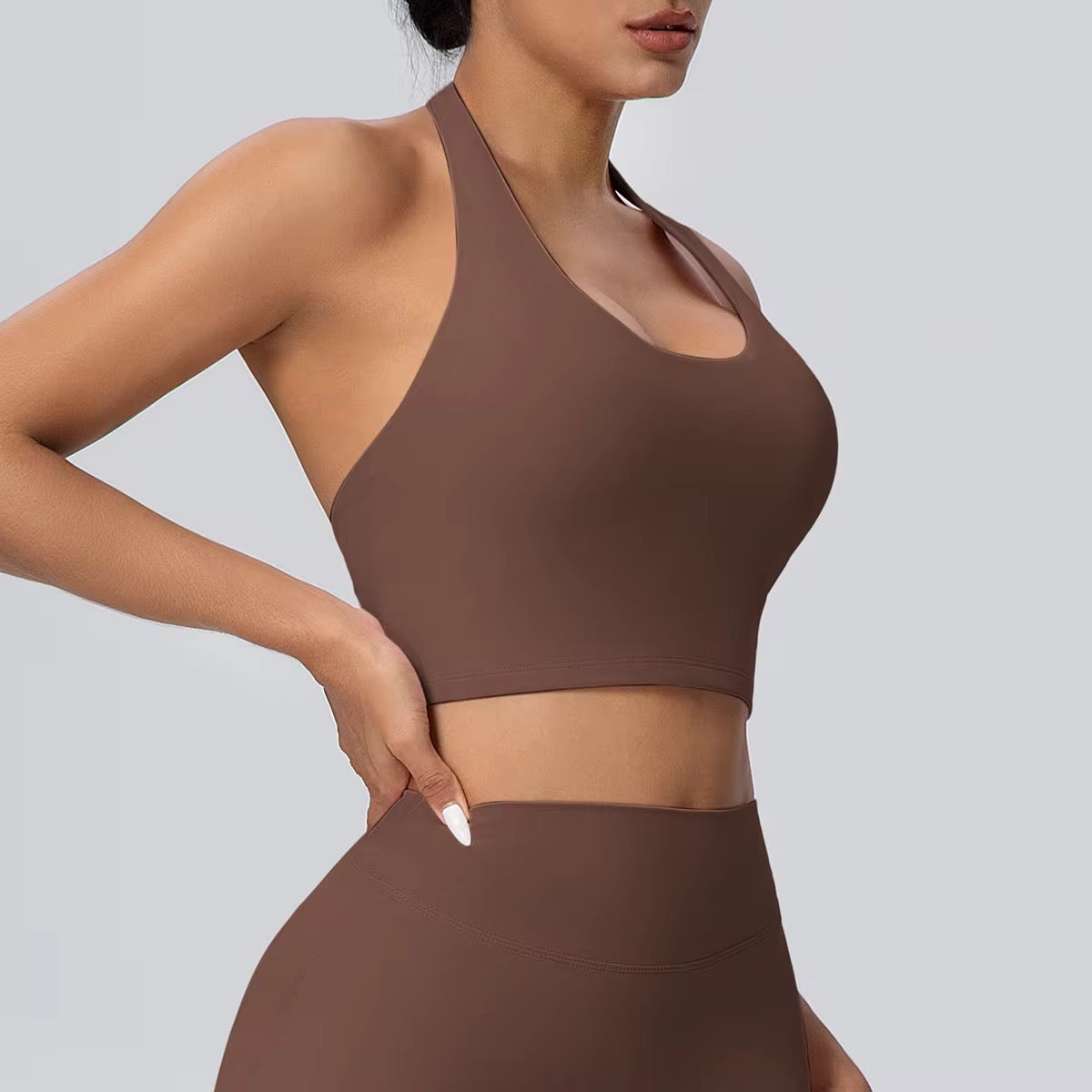 Seamless Halter Hold Top
