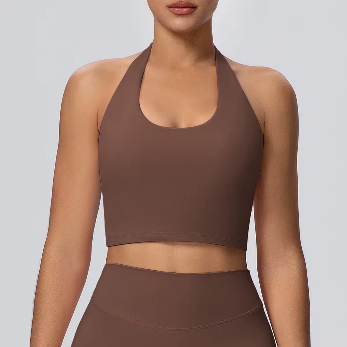 Seamless Halter Hold Top