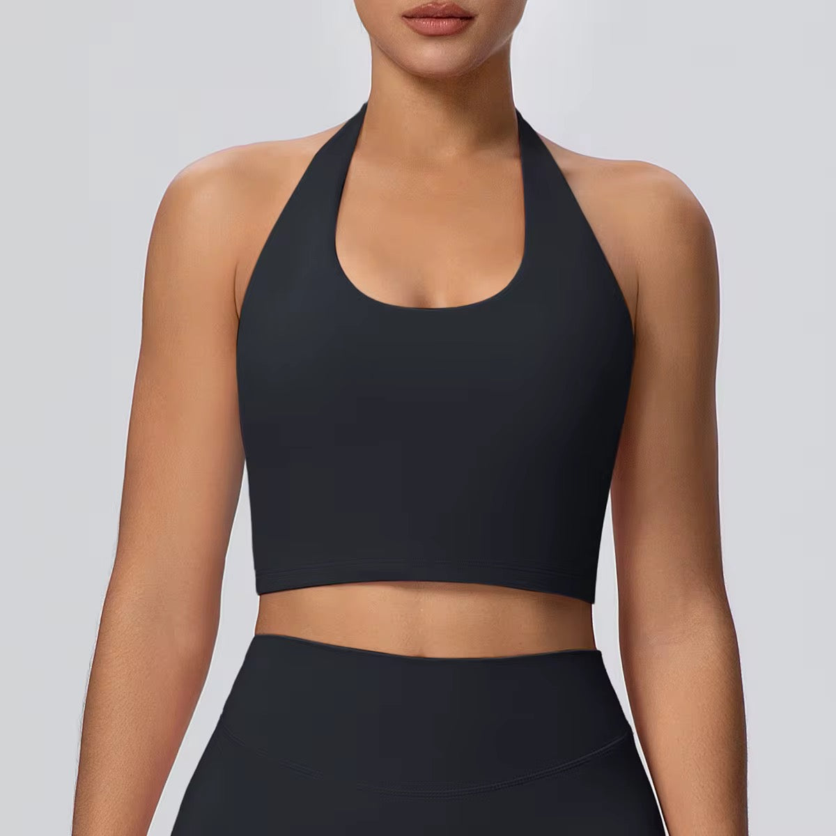 Seamless Halter Hold Top