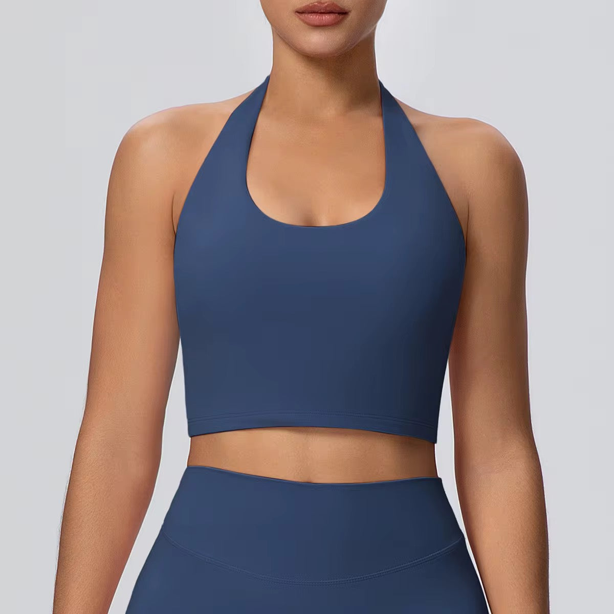 Seamless Halter Hold Top