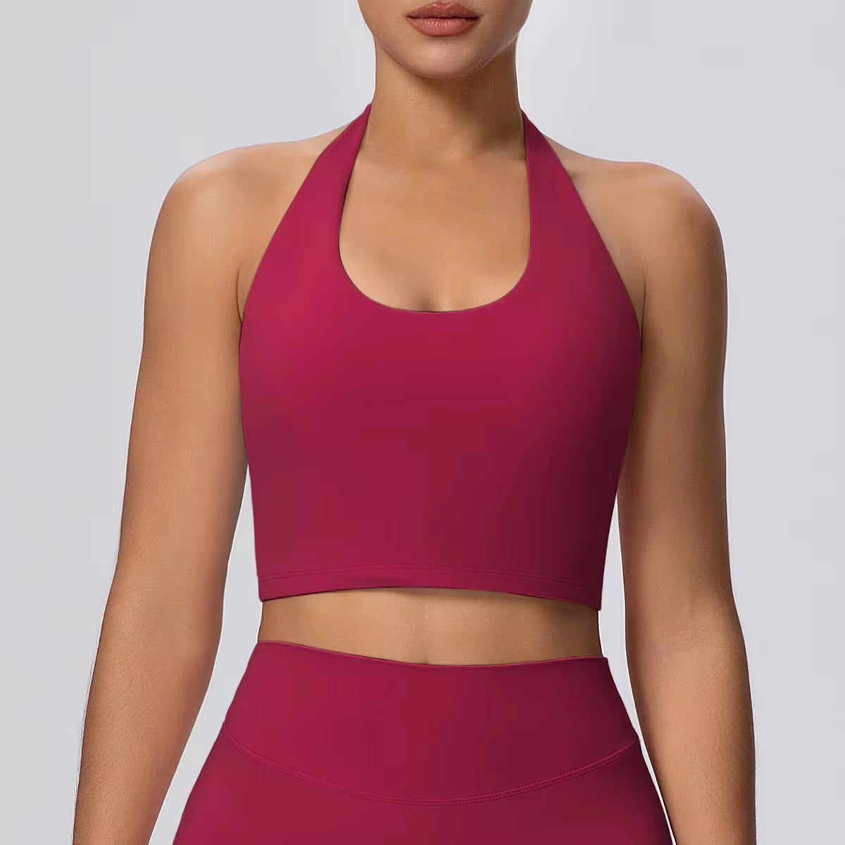 Seamless Halter Hold Top