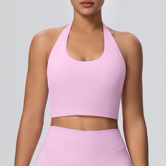 Seamless Halter Hold Top