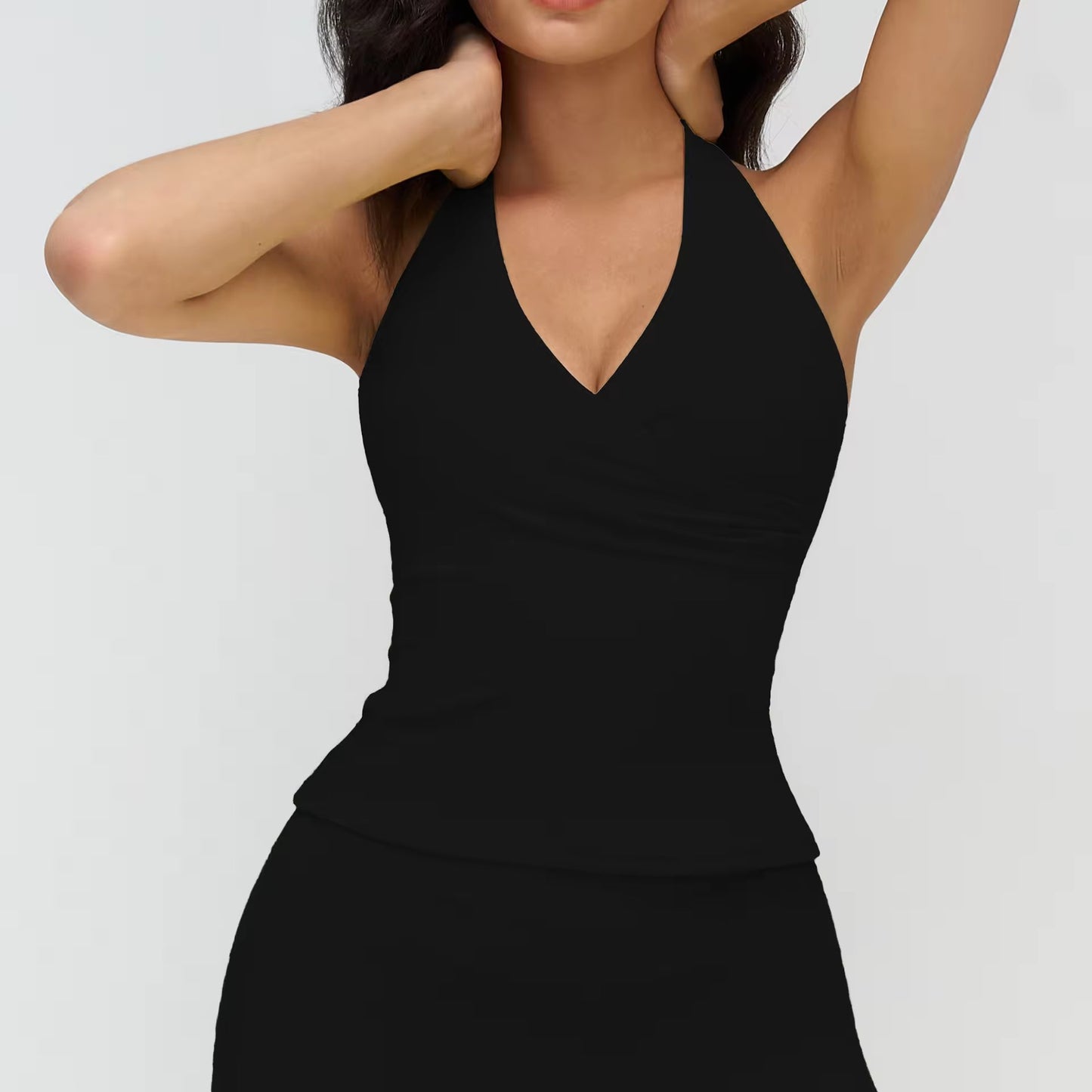 SculptWrap Halter Tank — Padded Edition