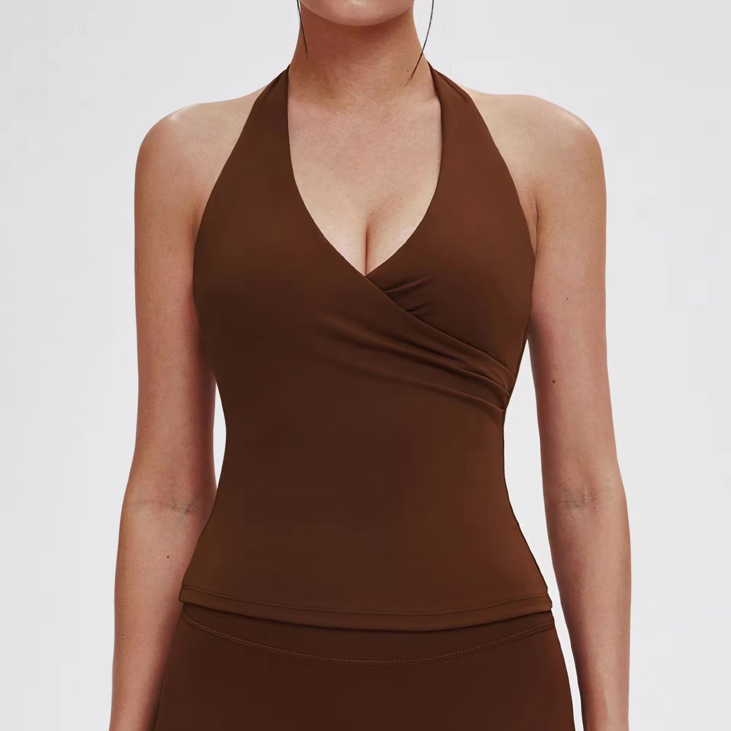 SculptWrap Halter Tank — Padded Edition